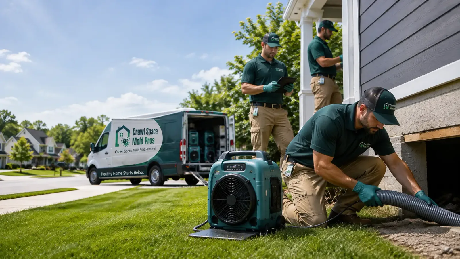 Crawl Space Mold Removal in Millville, CA